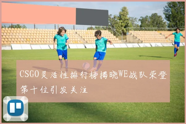 CSGO灵活性排行榜揭晓WE战队荣登第十位引发关注